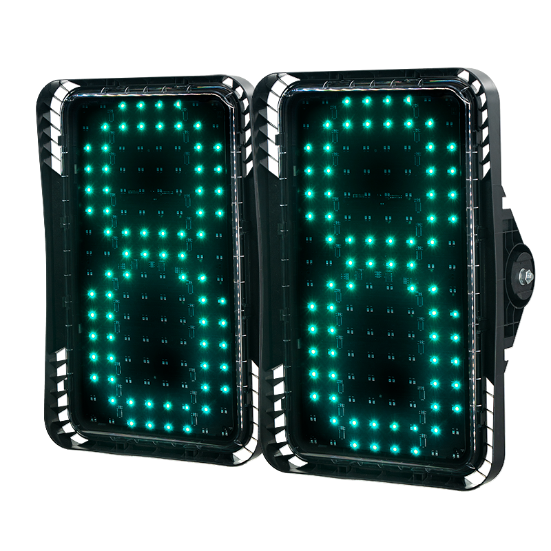800 × 600mm hẹn giờ ba màu hai vị trí LED Flow Countdown