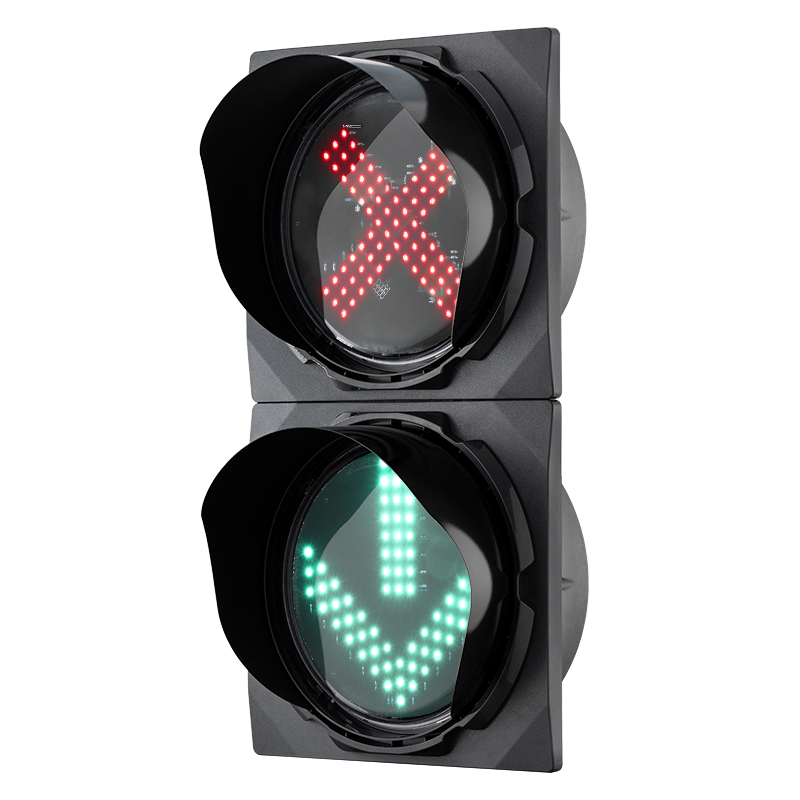 Đèn tín hiệu giao thông LED 300mm/400mm Red X Green Arrow